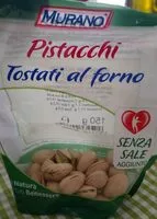 Amount of sugar in Pistacchi tostati al forno