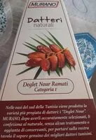 Amount of sugar in Datteri naturali