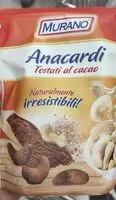 Amount of sugar in Anacardi tostati al cacao