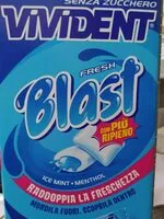 Jumlah gula yang masuk Vivident blast