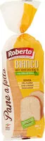 入っている砂糖の量 Pane a fette bianco