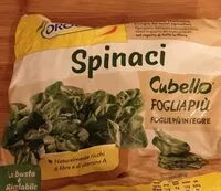 Jumlah gula yang masuk Spinaci cubello figlia più