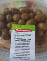 चीनी की मात्रा OLIVE NOCELLARA ETNEA SCHIACCIATE CONDITE