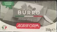 Количество сахара в burro Italian dairy cream