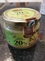 İçindeki şeker miktarı Crema Spalmabile 20% PISTACCHI