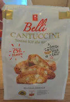 Gula dan nutrisi di dalamnya Belli cantuccini