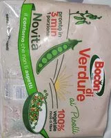 入っている砂糖の量 Bocon di verdure ai piselli