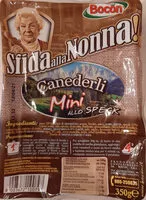 入っている砂糖の量 Canederli mini allo speck