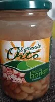 入っている砂糖の量 Fagioli borlotti al naturale