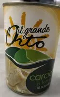 入っている砂糖の量 Carciofi fettine al naturale