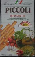 Amount of sugar in Piccoli Bruschetta