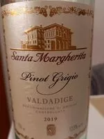 Jumlah gula yang masuk Pinot grigio Valdadige