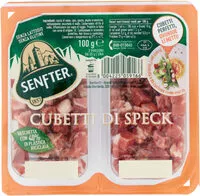 Sokerin määrä sisällä Cubetti di speck