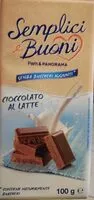 चीनी की मात्रा Cioccolato Sem.& buoni sen. Zucchero