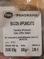 Jumlah gula yang masuk Bacon affumicato