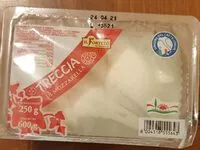 入っている砂糖の量 Treccia di mozzarella