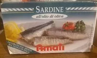 İçindeki şeker miktarı Sardine all'olio di oliva