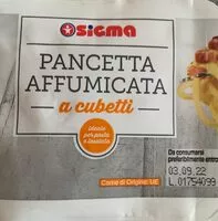 İçindeki şeker miktarı pancetta Affumicata a Cubetti