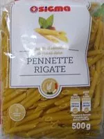 Cantidad de azúcar en Pennette rigate