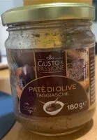Sokerin määrä sisällä Patente di  olive