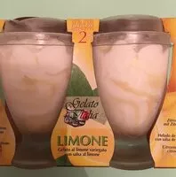 Suhkru kogus sees Limone Gelato al limone variegato con salsa al limone