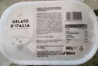 Suhkru kogus sees Gelato stracciatella