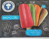 Suhkru kogus sees Ghiaccioli Gelato da Sogno
