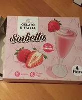 Suhkru kogus sees Sorbetto