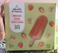 Suhkru kogus sees Smoothie sticks - fragola banana