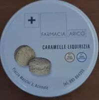 Sokerin määrä sisällä caramelle liquirizia