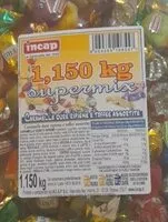 Sokerin määrä sisällä Caramelle dure ripiene supermix