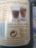 入っている砂糖の量 Fernet-Branca, 39% de vol.