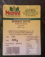 Suhkru kogus sees Spinaci cotti