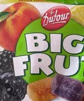 İçindeki şeker miktarı Big Fruit fruit jellies
