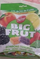 İçindeki şeker miktarı Big fruit