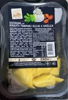 Suhkru kogus sees Ravioli con burrata pomodori secchi e basilico