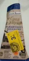 Amount of sugar in Parmigiano Reggiano 125 GR LS