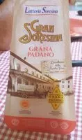 Amount of sugar in Grana padano