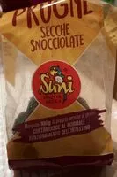 Suhkru kogus sees Prugne secche snocciolate Suni