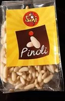 Suhkru kogus sees Pinoli sgusciati
