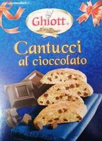 Suhkru kogus sees Cantucci al cioccolato