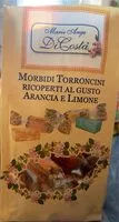 Количество сахара в MORBIDI TORRONCINI RICOPERTI AL GUSTO ARANCIA E LIMONE