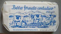 入っている砂糖の量 Burro formato contadino
