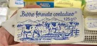 入っている砂糖の量 Burro formato contadino