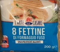 入っている砂糖の量 8 Fettine di formaggio fuso