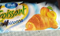 Zuckermenge drin Midi Croissant Albicocca