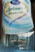 Amount of sugar in Grissini torinesi