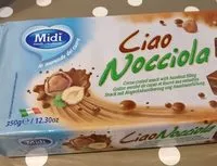 Suhkru kogus sees Ciao Nocciola