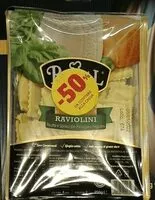 入っている砂糖の量 Raviolini ricotta e spinaci