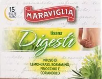Suhkru kogus sees Tisana Digestì